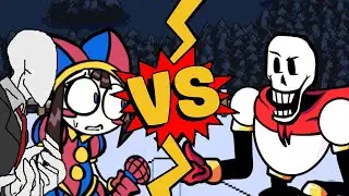 M.U.G.E.N. Battles | Pomni/Slenderman Vs Papyrus