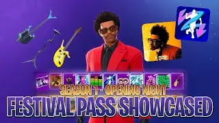 Fortnite Festival SEASON 1 Pass Showcased! (Opening Night - The Weeknd)