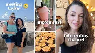 meeting Taylor 😭,  the future of my channel, aldi grocery haul, my fave COOKIE recipe!