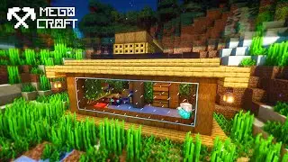 Minecraft : Survival Underwater base tutorial | Simple underwater survival base
