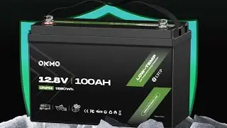 DIY How to setup Solar Charge Station 🚉 OKMO 12V 100Ah LiFePO4 Battery GHB Solar Controller AC/DC