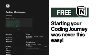The Ultimate Coding Workspace Notion Template (GUIDE ON HOW TO USE)