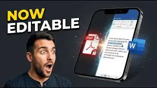 Convert ANY PDF To Editable Word Free | ONLY 2 Minutes On Mobile