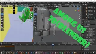 MI creacion de AMONG US 3D(Blender)