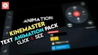 How to create a SMOOTH TEXT ANIMATION in Kinemaster | Kinemaster Tutorials |Editing Zone