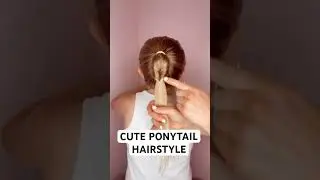 CUTE PONYTAIL HAIRSTYLE | Audrey and Victoria #hairtutorial