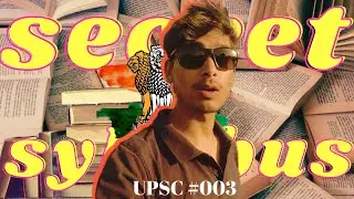 SECRET SYLLABUS of UPSC Civil Services