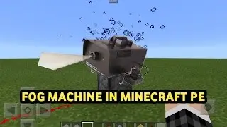 How to make a FOG MACHINE IN MINECRAFT POCKET EDITION