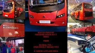 NEW BUS COACH | Global TVS | Irizar TVS | Ashok Leyland India | Front Engine 2017