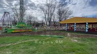 Комсомольский парк в Керчи изрыли для будущей системы полива