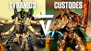 *NEW CODEX* Tyranids vs Custodes: Warhammer 40k Battle Report!!!