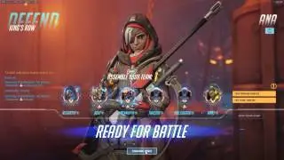 Overwatch: KIngs row - 2000 sr Ana Gameplay