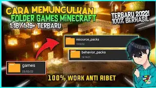 Cara Memunculkan Folder games Di Minecraft Terbaru! Berlaku Semua Versi - 100% WORK