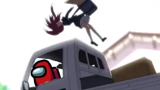 Zombieland Saga Truck scene Among us version -meme