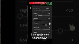 Tutorial Edit Foto Ala selebgram