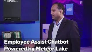 Intel at CES 2024: Conversational AI Running on Intel Core Ultra | Talking Tech | Intel Technology