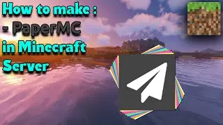 Minecraft Tutorial | How to make a PaperMC server