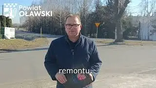 Starosta Marek Szponar o remoncie drogi w Jaczkowicach