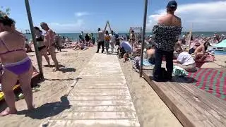 Пляж песчаный Анапа, сезон открыт