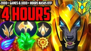 Wild Rift | WATCH THIS TO LEARN A LOT ON NASUS!! 2000+ GAMES & 1000+ HOURS NASUS OTP MOVIE MARATHON!