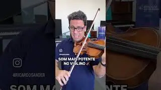 Som mais potente no violino #musica #ensinarviolino #professordeviolino #auladeviolino #violin