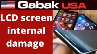 How to detect internal damage LCD screen cellphone in mint condition?