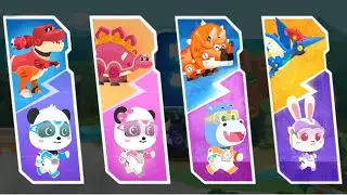 Little Panda: Superhero Rescue Team - Help Rescue Team & Save Dinosaurs from Enemies - Babybus Games