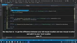 VB.NET 2019 || How to move  custom bordless form  #Easy_Code