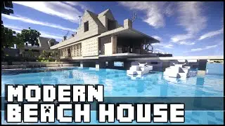 Minecraft - Modern Beach House & Yacht!