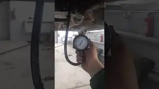 Контрольная проверка давления масла. 