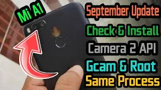 Mi A1, After September Update, Chcek & Install Camera 2 API + Gcam + Root = Same Process (Truth Pie)