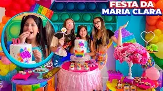 WE WENT TO MARIA CLARA'S POP IT BIRTHDAY PARTY - POP IT PARTY! THERE WERE LOTS OF FIDGET TOYS!