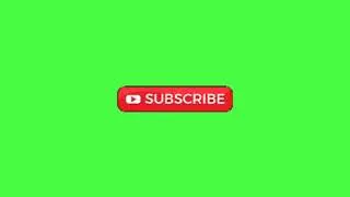 Subscribe Button Green Screen | No Copyright