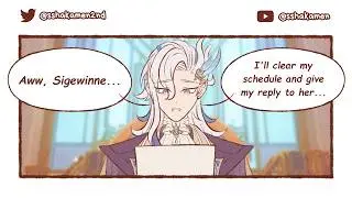 sigewinne's letter [GENSHIN IMPACT - COMIC MEME]