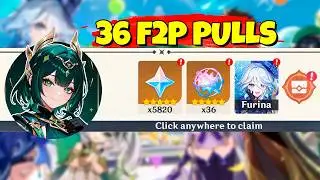 NEW! HOW TO GET 36 FREE PULLS & 5820 FREE PRIMOGEMS FOR NEFER & FURINA, VERSION 6.1 | Genshin Impact