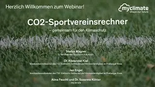 CO2-Sportvereinsrechner – gemeinsam Klimaschutz gestalten | myclimate Deutschland Webinar