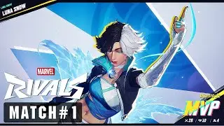 MARVEL RIVALS | MATCH 1: I'M A NOOB | MULTIPLAYER GAMEPLAY 4K60FPS