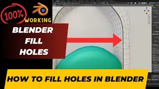 how to fix holes in mesh blender - blender tutorial: different ways to fill holes🤷‍♀️