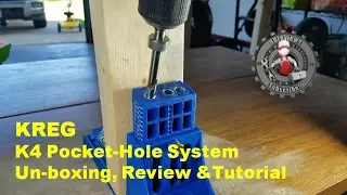 Kreg K4 Pocket Hole Jig unboxing, review and tutorial K4H