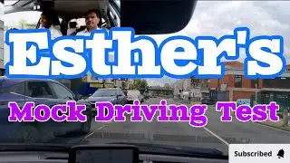 Esther's Mock Driving Test | lesson | test route| Leeds