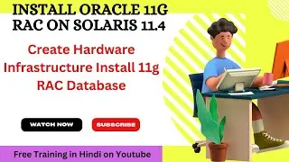 Create Infra on Solaris 11 4 + Install 11gRAC