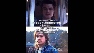 Steve Harrington (S4) Vs Billy Hargrove (S2) #strangerthings #whoisstrongest #shorts