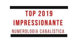 TOP IMPRESSIONANTE NUMEROLOGIA CABALÍSTICA | Professor Max 