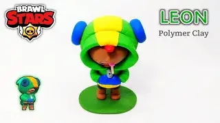 LEON BRAWL STARS | Polymer Clay Tutorial