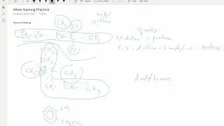 More Naming Practice with Aromatics and Halides