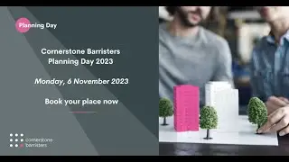 Planning Day 2022 | Cornerstone Barristers