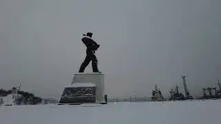 Прогулка по Североморску 22 января 2024 года [4K]. Часть 3.