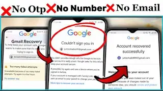 how to recover gmail account without phone number and recovery email 2023
