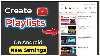 How to create Playlist on Youtube channel (2023)