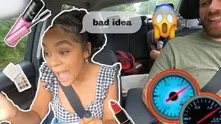 Doing My Makeup In The Car Family Outing